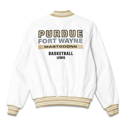 PFW - NCAA Women's Basketball : Madison Lewis - Bomber Jacket-1
