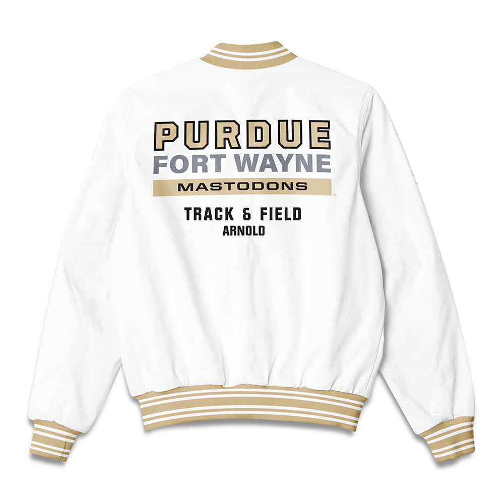 PFW - NCAA Women's Track & Field : Makayla Arnold - Bomber Jacket-1