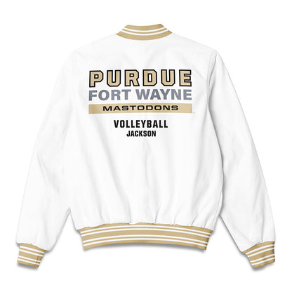 PFW - NCAA Women's Volleyball : Ramei Jackson - Bomber Jacket-1