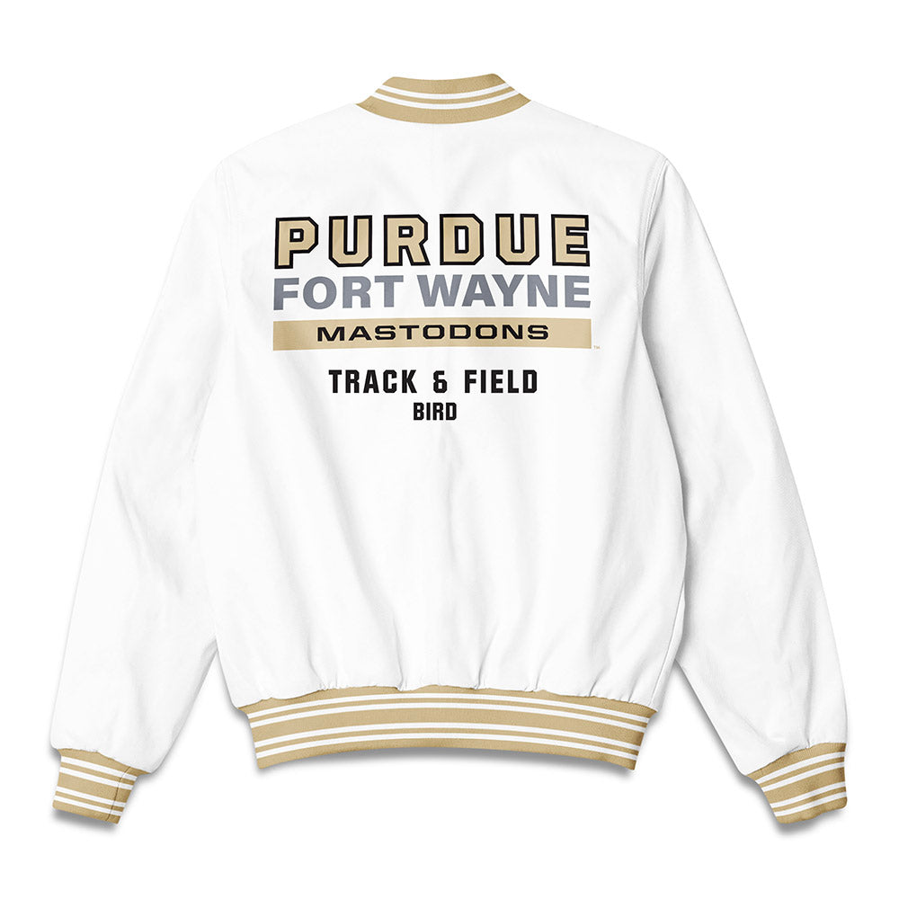 PFW - NCAA Men's Track & Field : Caden Bird - Bomber Jacket-1