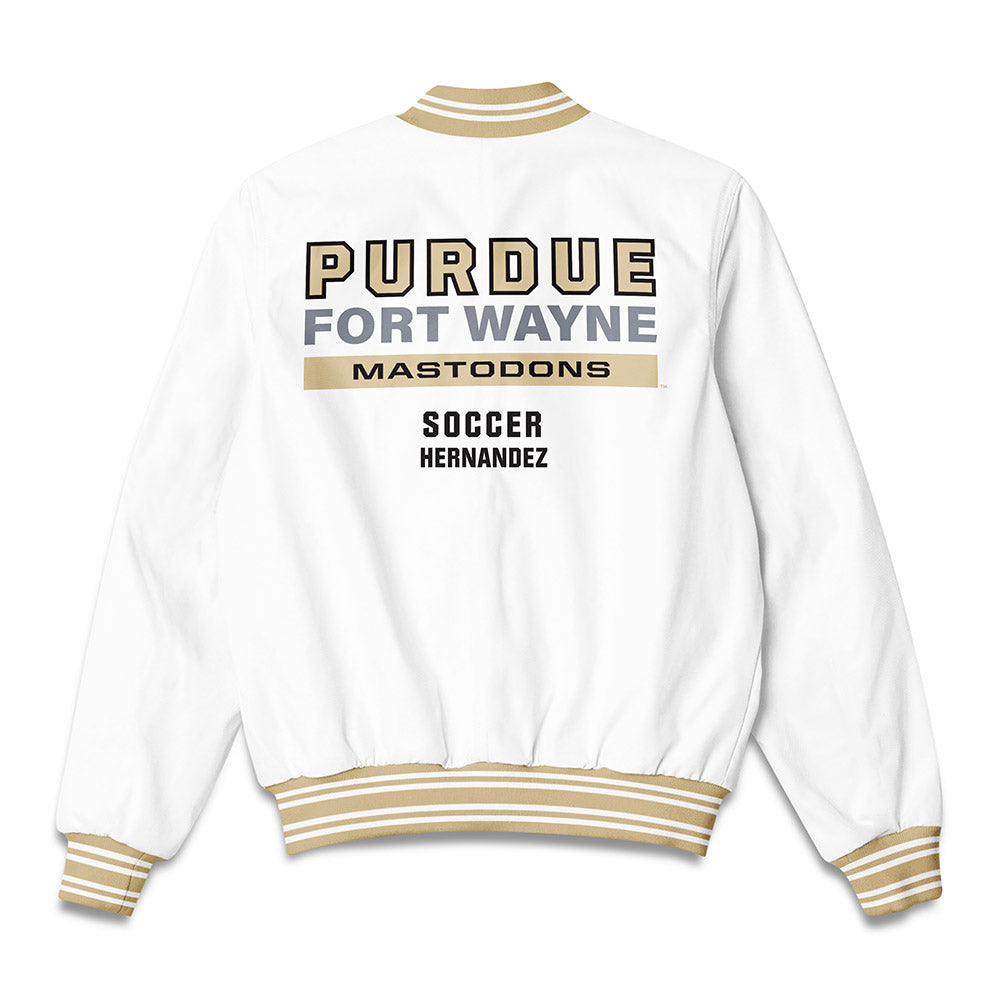PFW - NCAA Men's Soccer : Jonathan Hernandez - Bomber Jacket-1