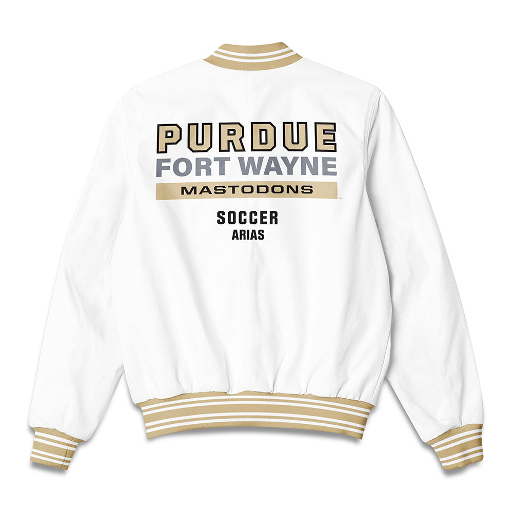 PFW - NCAA Men's Soccer : Daven Arias - Bomber Jacket-1