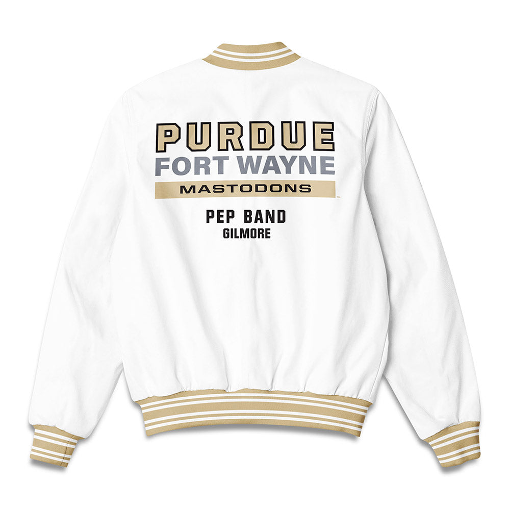 PFW - Pep Band : Benjamin Gilmore - Bomber Jacket-1
