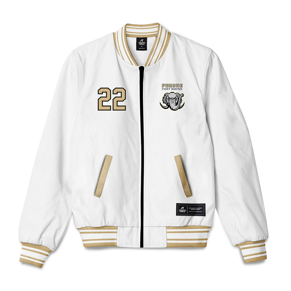 PFW - NCAA Women's Basketball : Madison Lewis - Bomber Jacket-0