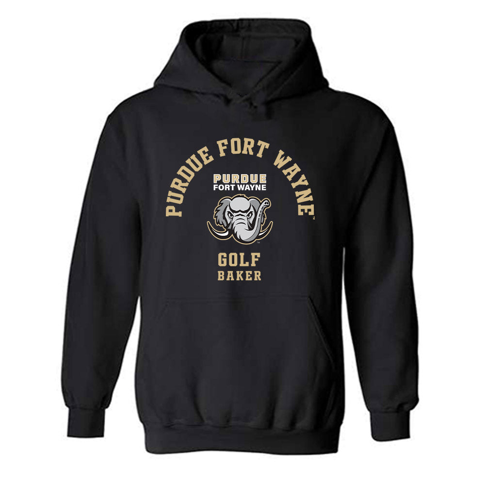PFW - NCAA Men's Golf : Caden Baker - Classic Fashion Shersey Hooded Sweatshirt-0