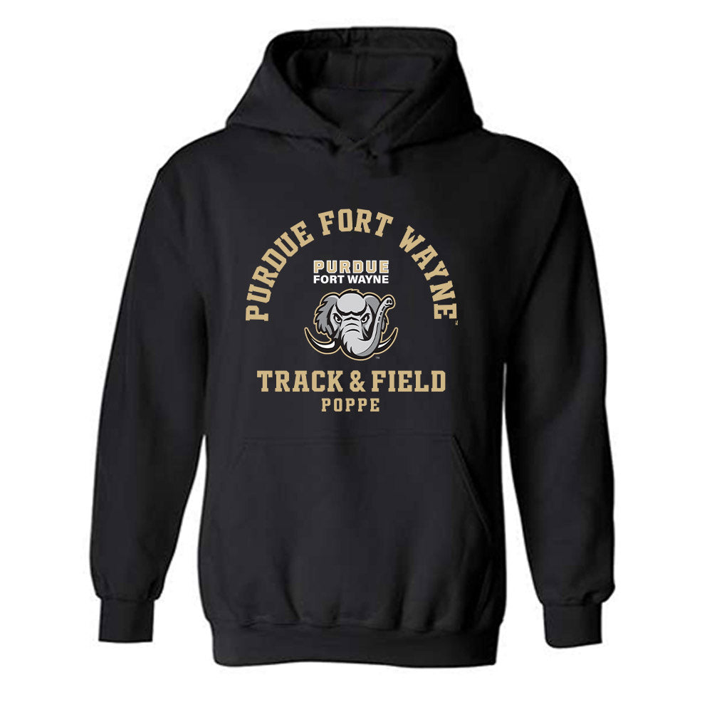 PFW - NCAA Women's Track & Field : Ava Poppe - Classic Fashion Shersey Hooded Sweatshirt-0