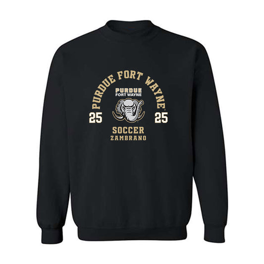 PFW - NCAA Men's Soccer : Julian Zambrano - Classic Fashion Shersey Crewneck Sweatshirt-0