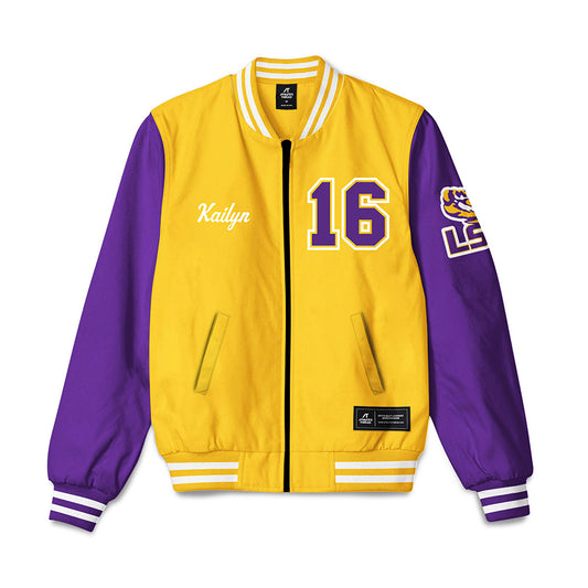 LSU - NCAA Women's Basketball : Kailyn Gilbert - Bomber Jacket-0