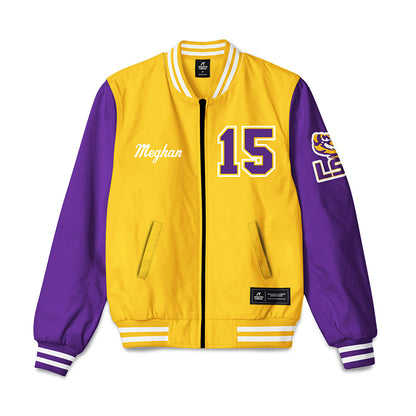 LSU - NCAA Women's Basketball : Meghan Yarnevich - Bomber Jacket-0