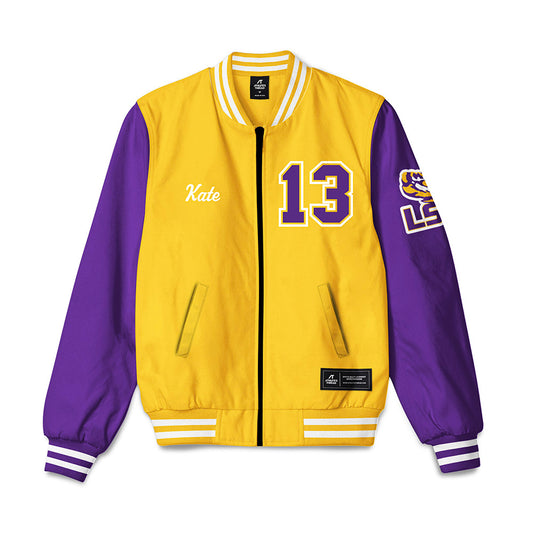LSU - NCAA Women's Basketball : Kate Koval - Bomber Jacket-0