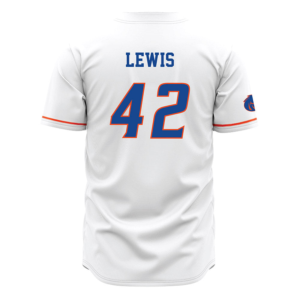 Boise State - NCAA Football : Zyhaire Lewis - White Jersey-1