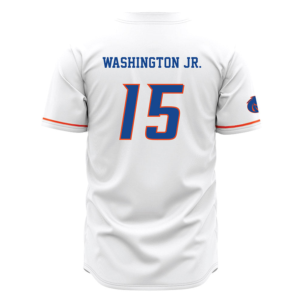 Boise State - NCAA Football : JeRico Washington Jr. - White Jersey-1