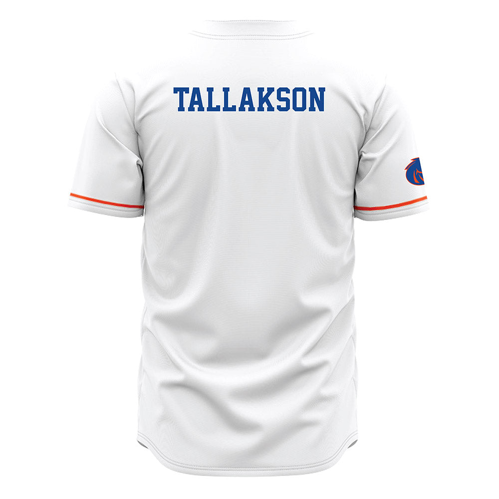 Boise State - NCAA Men's Tennis : Brady Tallakson - White Jersey-1