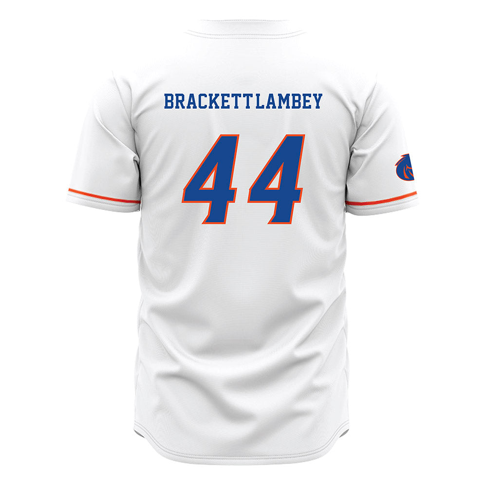 Boise State - NCAA Football : Syncere Brackett-Lambey - White Jersey-1