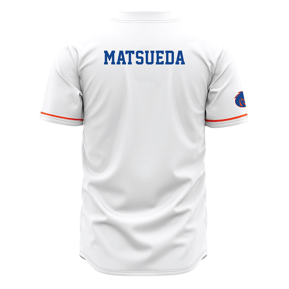 Boise State - NCAA Women's Golf : Teal Matsueda - White Jersey-1
