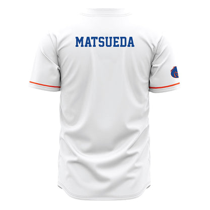 Boise State - NCAA Women's Golf : Teal Matsueda - White Jersey-1