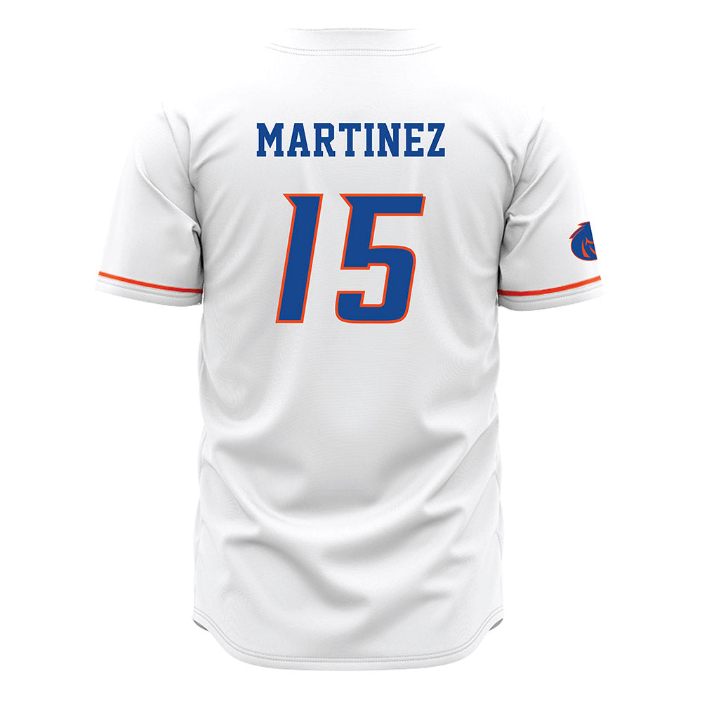 Boise State - NCAA Football : Zeke Martinez - White Jersey-1