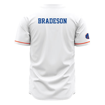 Boise State - NCAA Men's Track & Field : Drew Bradeson - White Jersey-1