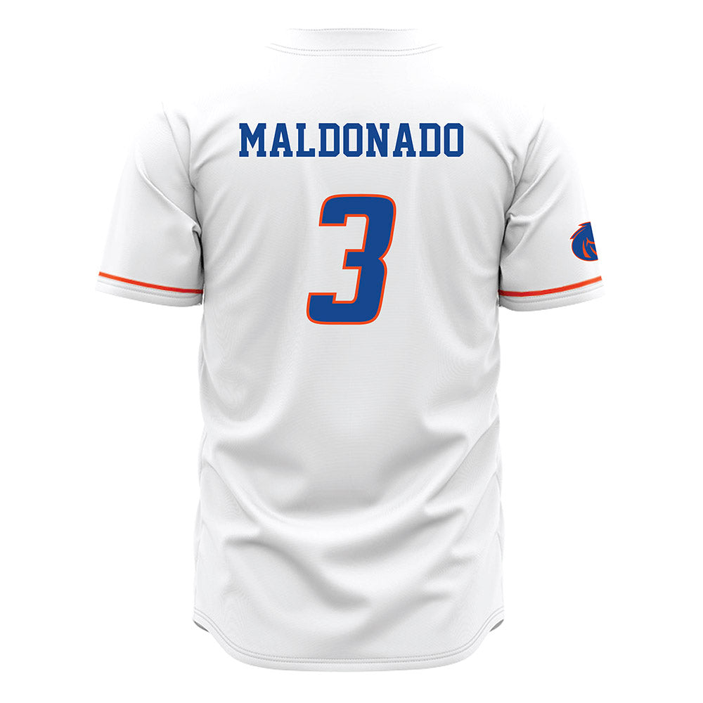 Boise State - NCAA Women's Basketball : Morgan Maldonado - White Jersey-1
