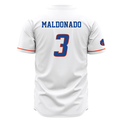 Boise State - NCAA Women's Basketball : Morgan Maldonado - White Jersey-1