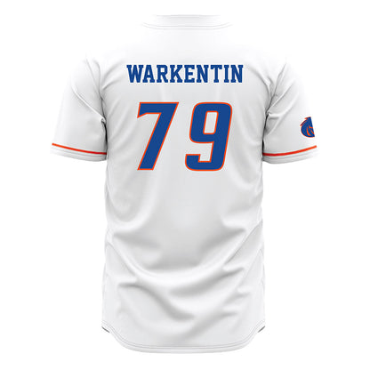 Boise State - NCAA Football : Connor Warkentin - White Jersey-1
