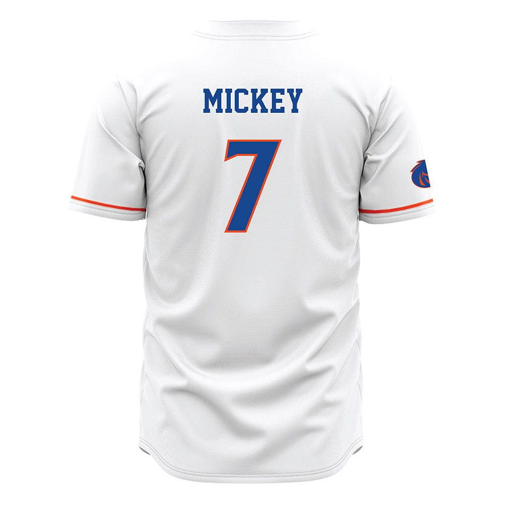 Boise State - NCAA Football : Jaden Mickey - White Jersey-1