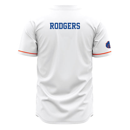 Boise State - NCAA Men's Golf : Dylan Rodgers - White Jersey-1