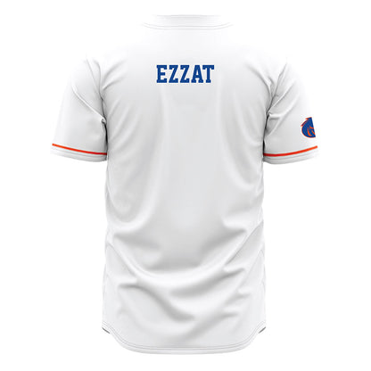 Boise State - NCAA Men's Tennis : Eyad Ezzat - White Jersey-1