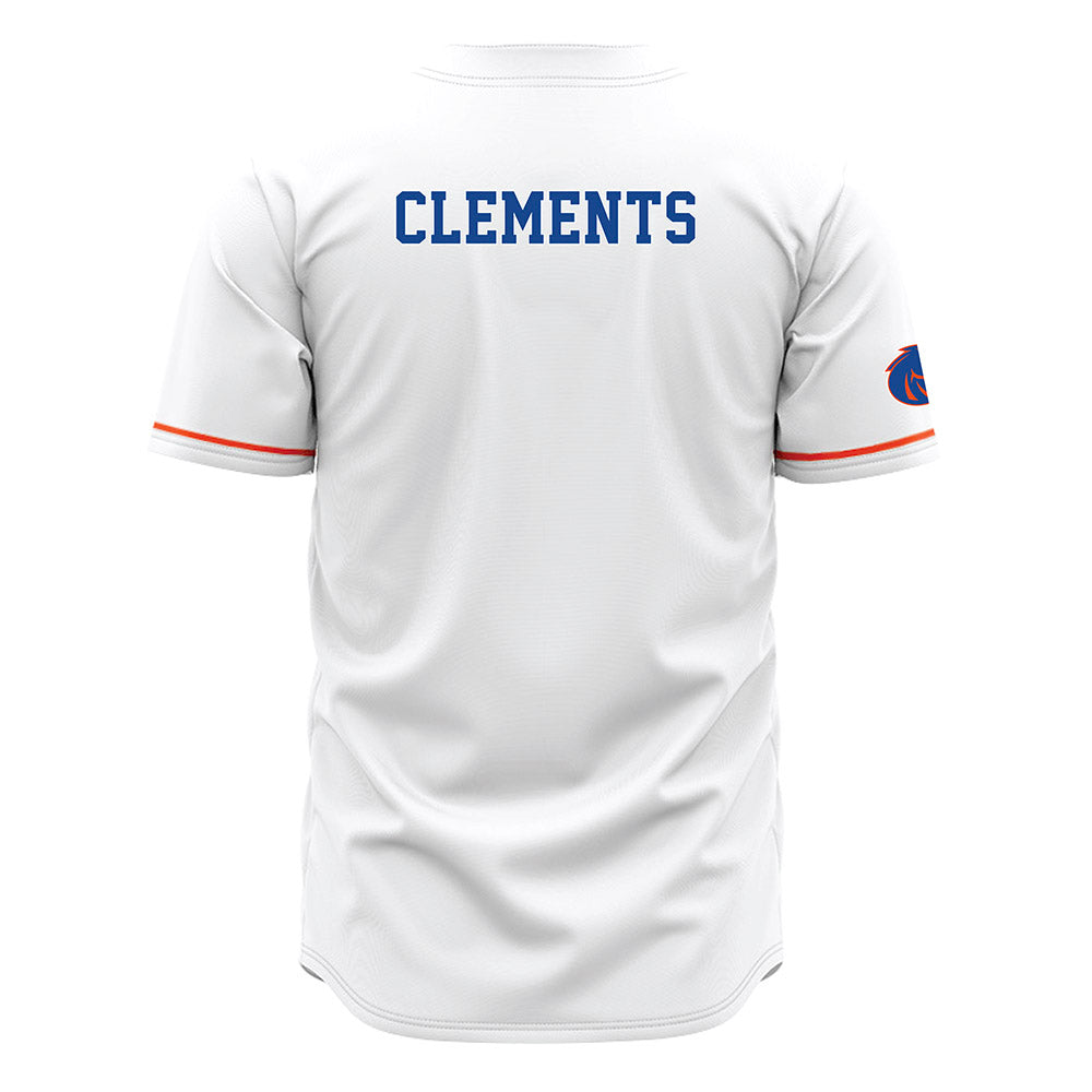 Boise State - NCAA Women's Gymnastics : Morgan Clements - White Jersey-1