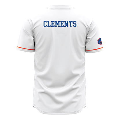 Boise State - NCAA Women's Gymnastics : Morgan Clements - White Jersey-1