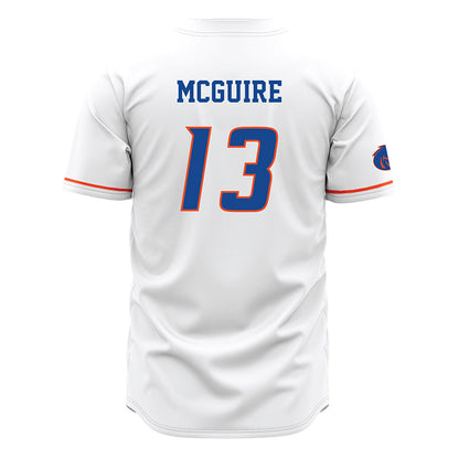 Boise State - NCAA Women's Soccer : Frankie McGuire - White Jersey-1
