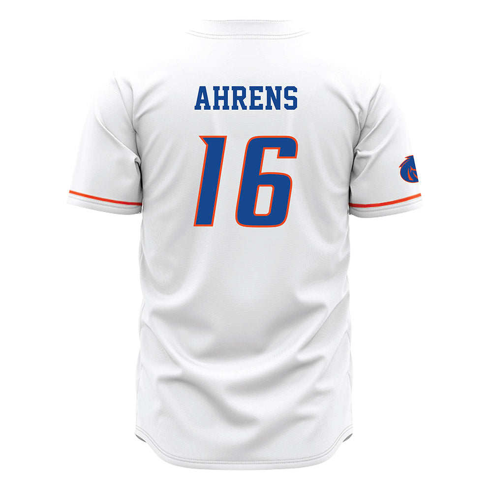 Boise State - NCAA Men's Basketball : Spencer Ahrens - White Jersey-1