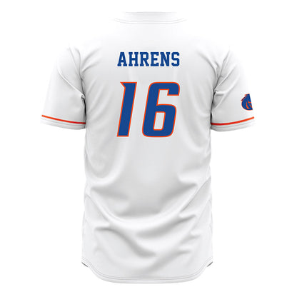 Boise State - NCAA Men's Basketball : Spencer Ahrens - White Jersey-1