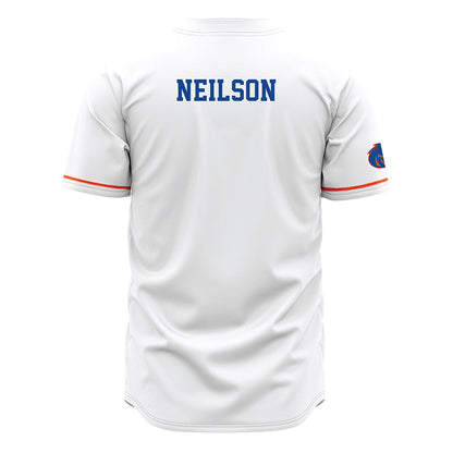 Boise State - NCAA Beach Volleyball : Berkeley Neilson - White Jersey-1