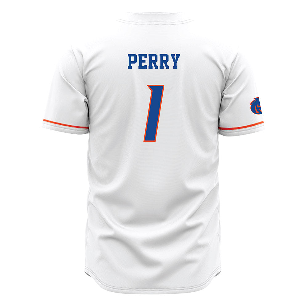Boise State - NCAA Women's Soccer : Jordan Perry - White Jersey-1