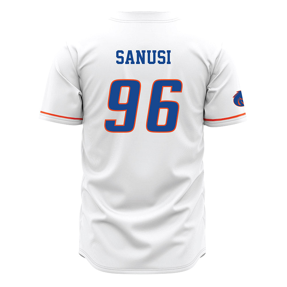 Boise State - NCAA Football : Lopez Sanusi - White Jersey-1
