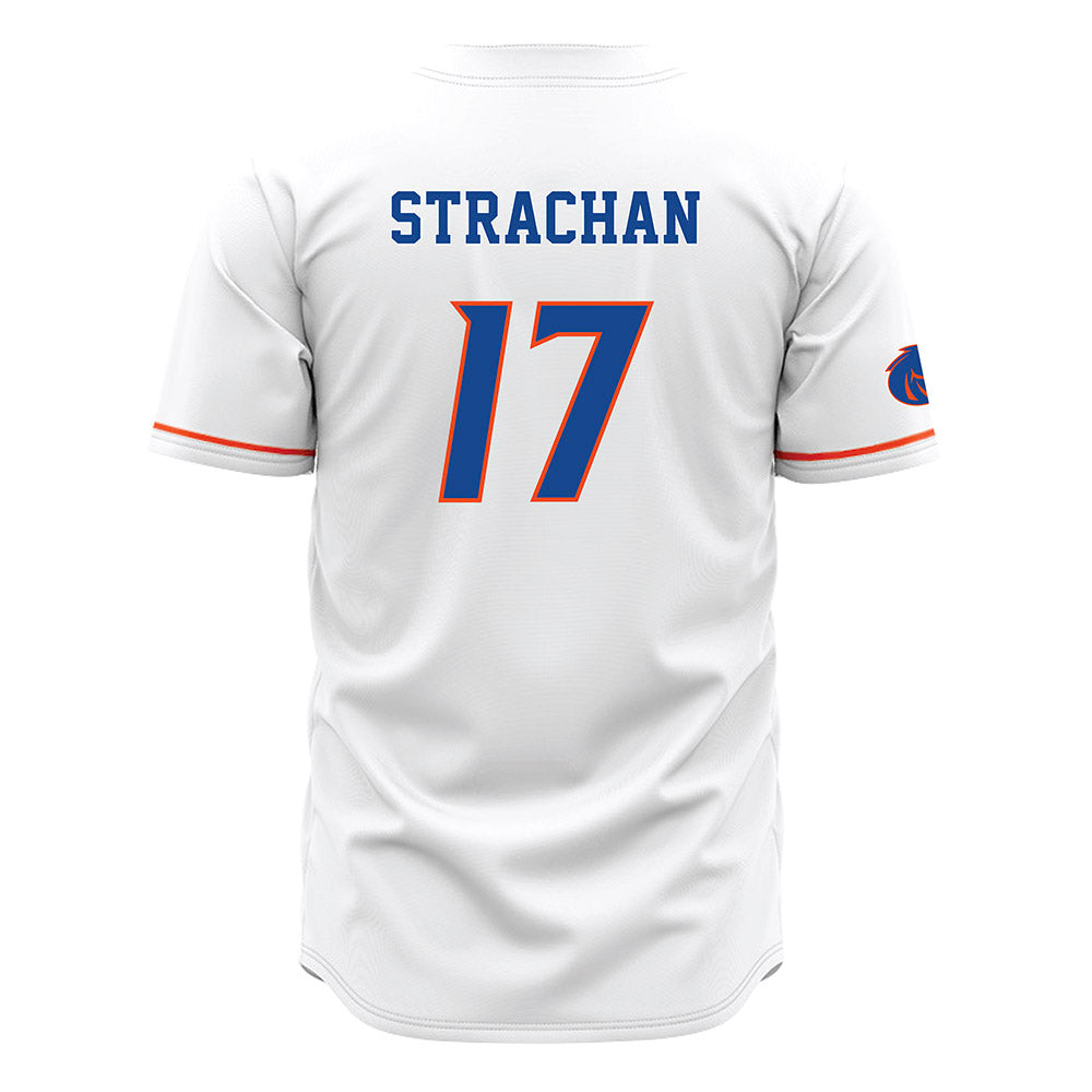 Boise State - NCAA Football : Prince Strachan - White Jersey
