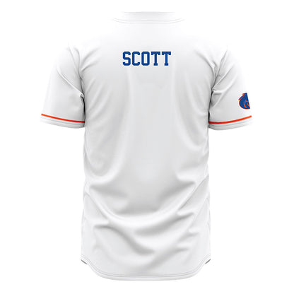 Boise State - NCAA Football : Bradan Scott - White Jersey-1