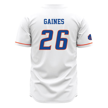 Boise State - NCAA Football : Sire Gaines - White Jersey-1