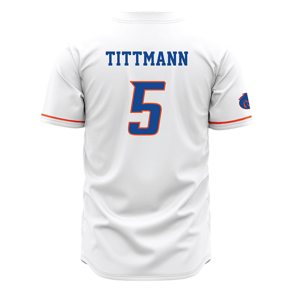 Boise State - NCAA Women's Volleyball : Azzy Tittmann - White Jersey-1