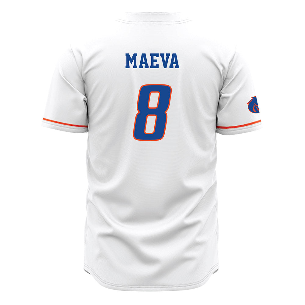 Boise State - NCAA Women's Volleyball : Tehya Maeva - White Jersey-1
