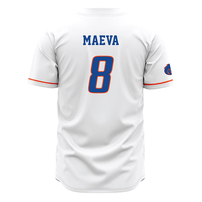 Boise State - NCAA Women's Volleyball : Tehya Maeva - White Jersey-1