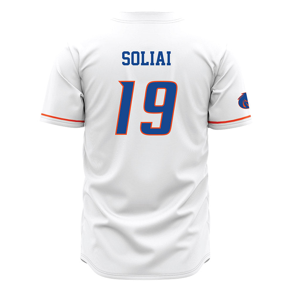 Boise State - NCAA Football : Madden Soliai - White Jersey-1