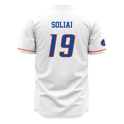 Boise State - NCAA Football : Madden Soliai - White Jersey-1