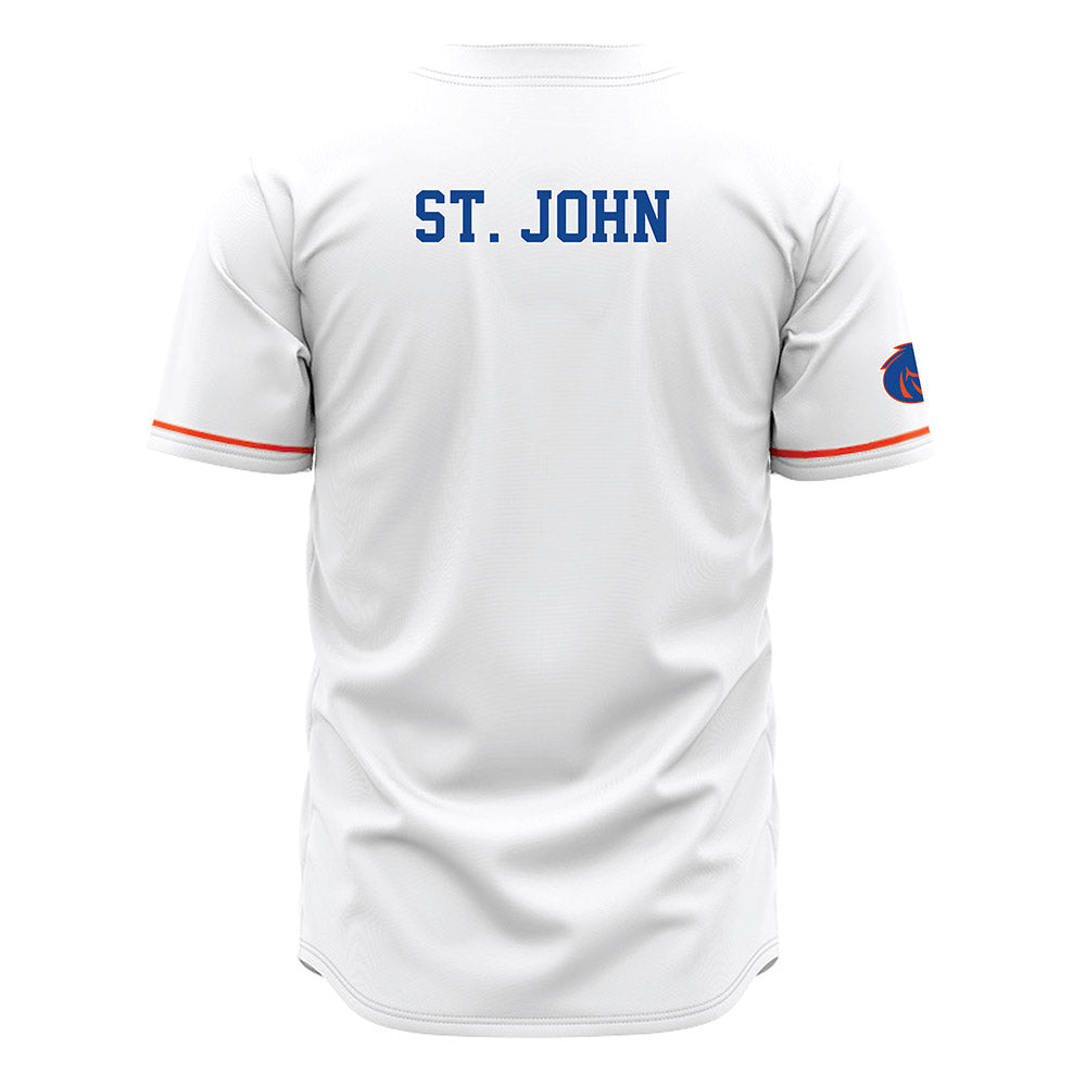 Boise State - NCAA Football : Paz St. John - White Jersey-1