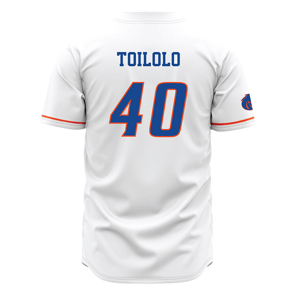 Boise State - NCAA Football : De'Shawn Toilolo - White Jersey-1