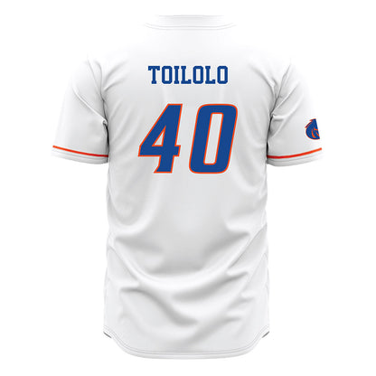 Boise State - NCAA Football : De'Shawn Toilolo - White Jersey-1