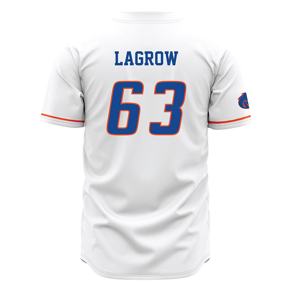 Boise State - NCAA Football : Connor LaGrow - White Jersey-1