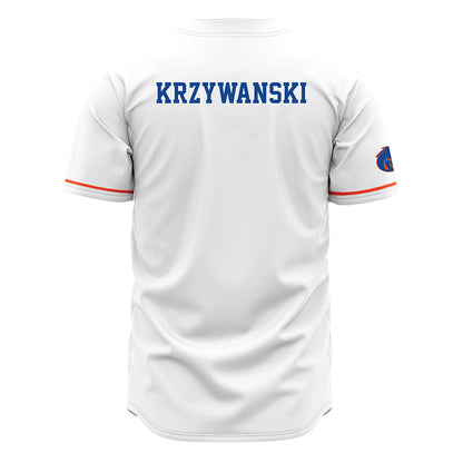 Boise State - NCAA Women's Gymnastics : Julia Krzywanski - White Jersey