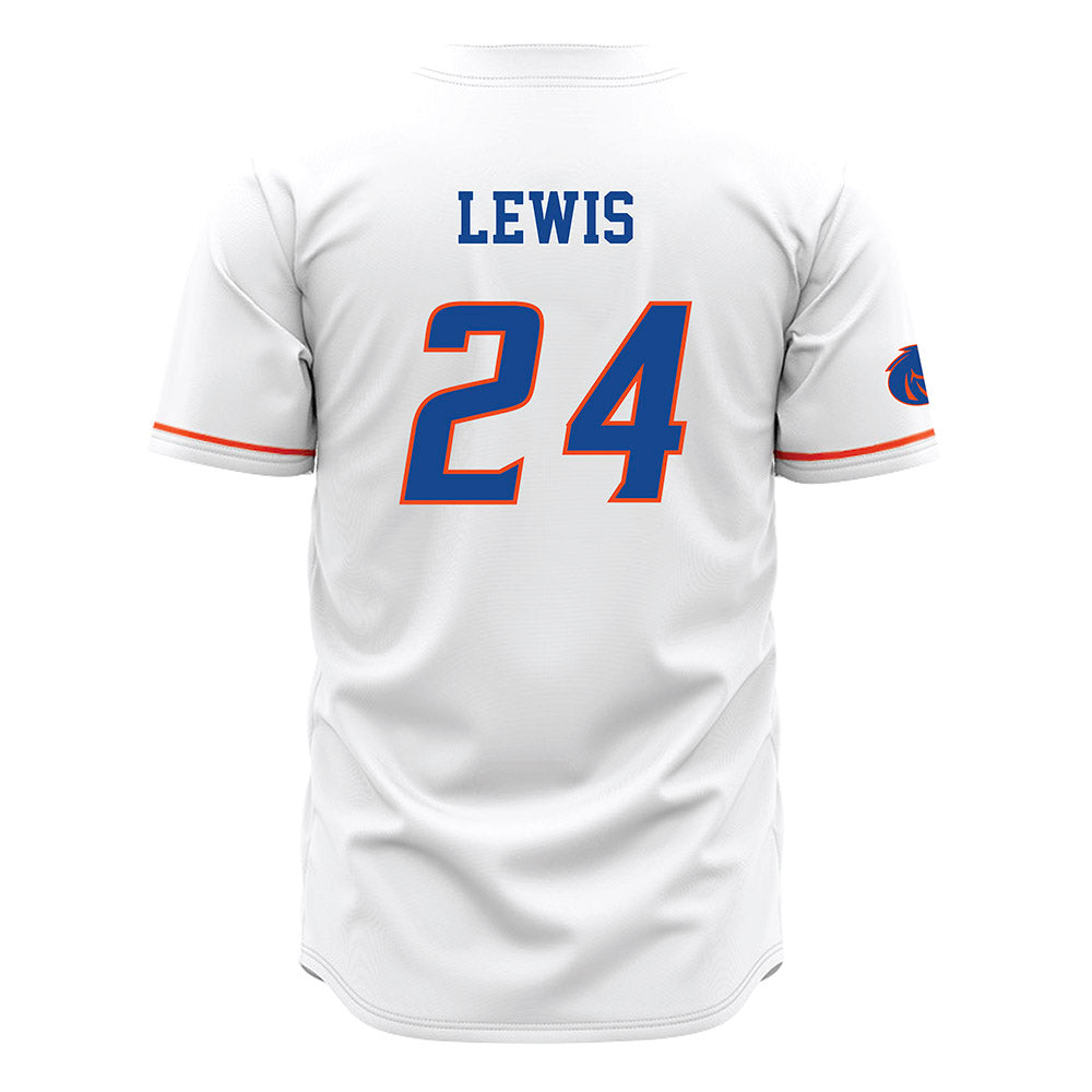 Boise State - NCAA Women's Basketball : Jayda Lewis - White Jersey-1